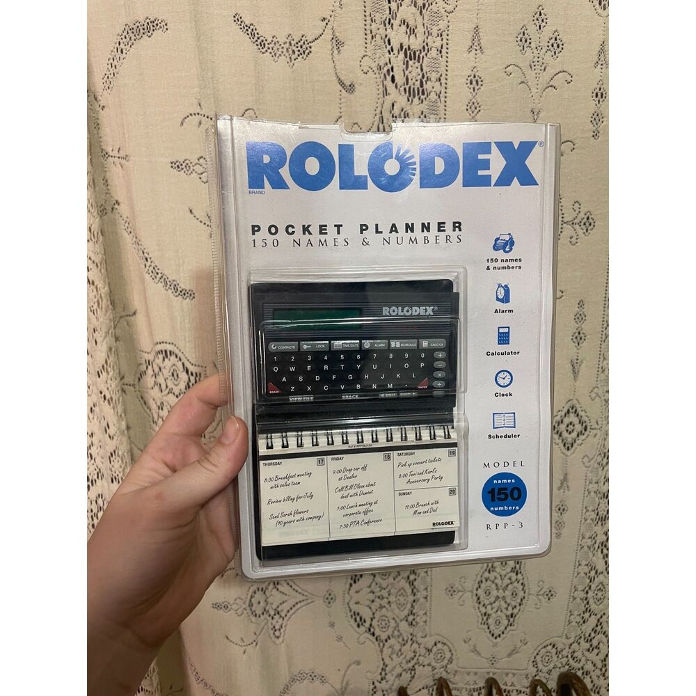 Rolodex: vintage Model 150 Pocket Planner